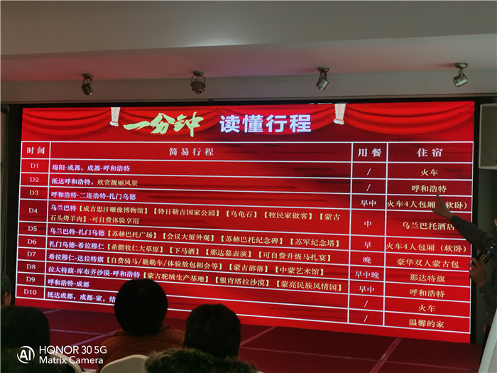 绵阳中旅假日旅行社举行2026年年度答谢宴暨双内蒙+贝加尔湖线路发布会