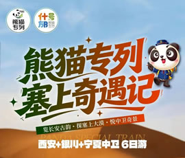 熊猫专列·塞上奇遇记—西安+银川+宁夏中卫6日游